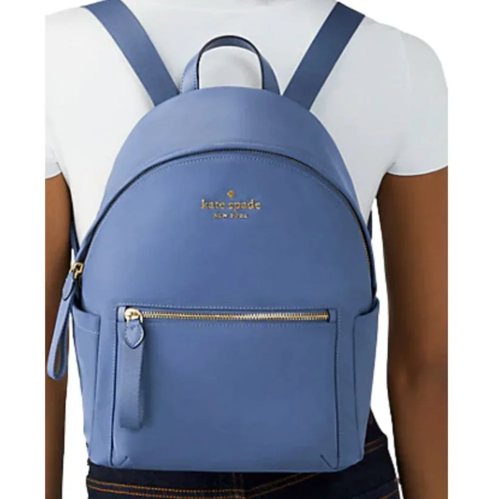 NWT Kate Spade Medium Chelsea Backpack in Cornflower Blue